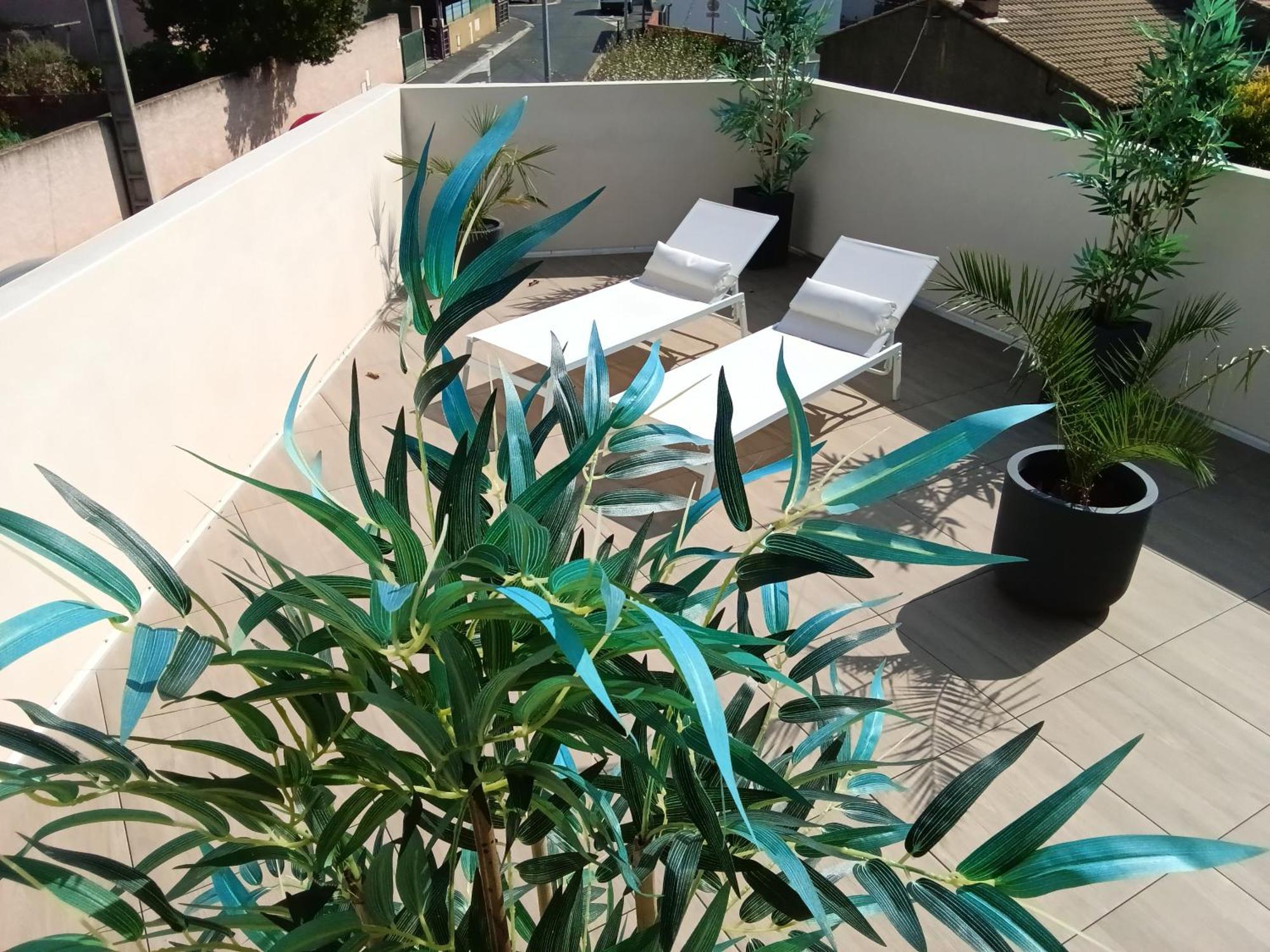 36 2 L'Air Marin Maison Duplex Grande Terrasse Narbona Esterno foto